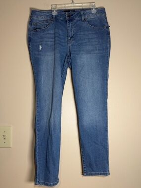 1822 Denim Mid Blue Skinny Jeans